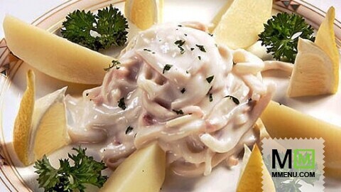 Кальмары в соусе Кальмары в соусе