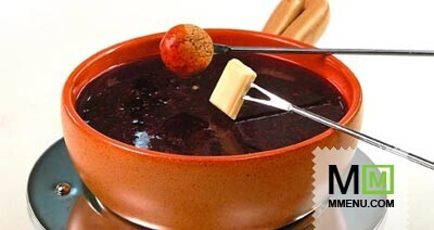 Фондю из вишни Фондю из вишни