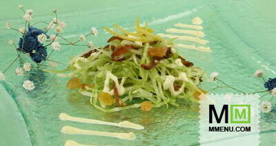 Салат с капустой и финиками Салат с капустой и финиками
