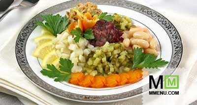 Винегрет с фасолью и грибами (2) Винегрет с фасолью и грибами (2)