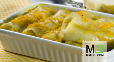 Каннелони, запеченные с яблоками Каннелони, запеченные с яблоками