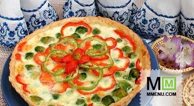 Пирог с брокколи Пирог с брокколи