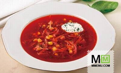 Борщ с кукурузой Борщ с кукурузой