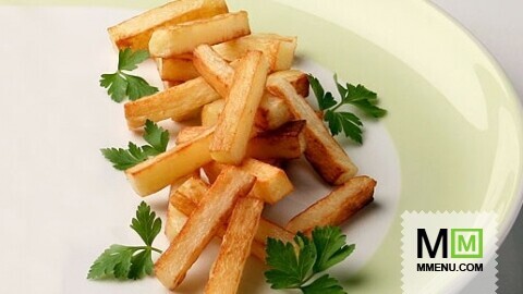 Картофель, жаренный на топленом масле Картофель, жаренный на топленом масле