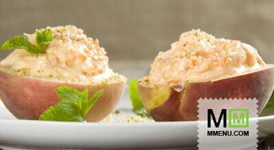 Персики, фаршированные морковью и творогом Персики, фаршированные морковью и творогом