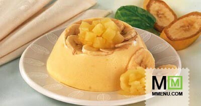Крем с ананасами и бананами Крем с ананасами и бананами