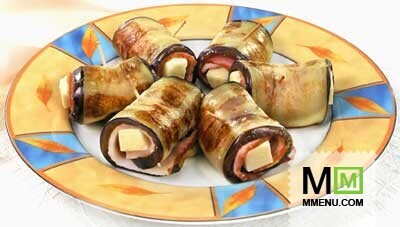 Рулетики из баклажанов с беконом Рулетики из баклажанов с беконом