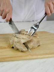 Приготовление блюда по рецепту - Арганак (куриный бульон с фрикадельками из оленины). Шаг 1