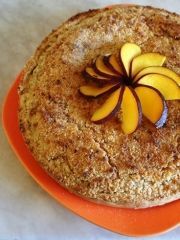 Приготовление блюда по рецепту - Сливочный пирог с персиками. Шаг 1