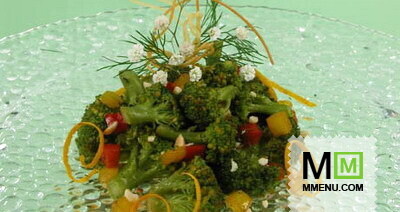 Салат с брокколи и орехами Салат с брокколи и орехами