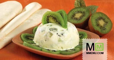 Сливочное мороженое с киви Сливочное мороженое с киви