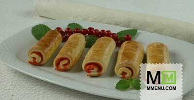 Трубочки с джемом Трубочки с джемом