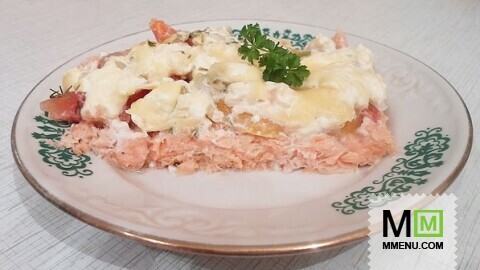 Семга с овощами Семга с овощами