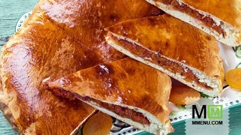 Пирог с курагой Пирог с курагой