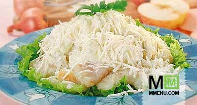 Салат рыбный с брынзой Салат рыбный с брынзой