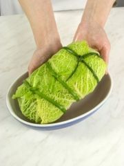 Приготовление блюда по рецепту - Карбонад в капустных листьях. Шаг 3
