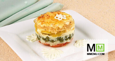 Запеканка картофельная с овощами Запеканка картофельная с овощами