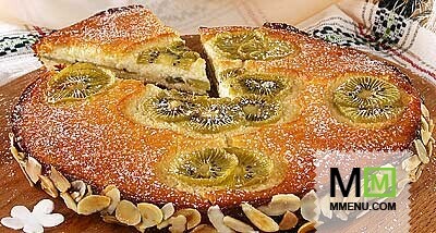 Творожный пирог с киви Творожный пирог с киви