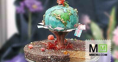 Торт "Любовью и единством сохраним нашу планету"