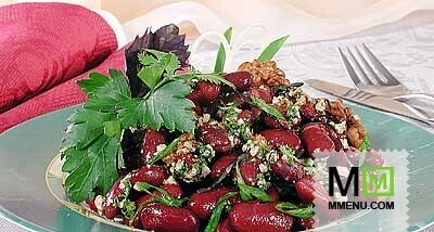Фасоль красная с ореховым соусом Фасоль красная с ореховым соусом
