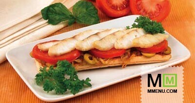 Хлебцы с рыбой и оливками Хлебцы с рыбой и оливками