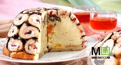 Персиковая шарлотка Персиковая шарлотка