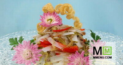 Салат с рисовой лапшой (2)