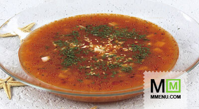 Суп рисовый с кальмарами Суп рисовый с кальмарами