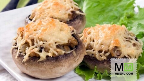 Шампиньоны фаршированные луком Шампиньоны фаршированные луком