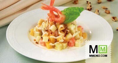 Салат с креветками и яблоками (2) Салат с креветками и яблоками (2)