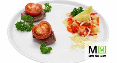 Салат с картофелем и овощами (2) Салат с картофелем и овощами (2)