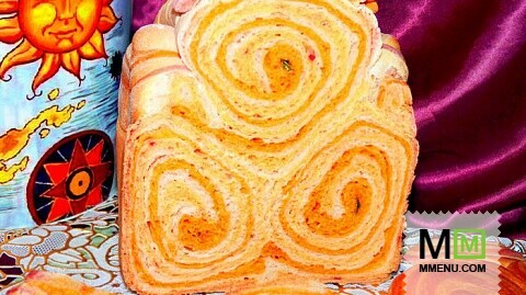 Хлеб "Радужный" в хлебопечке.