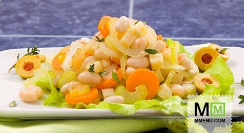 Салат из белой фасоли Салат из белой фасоли