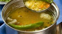 Рецепт - Суп из гороха или чечевицы