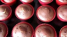 Рецепт - Шоколадные кексы с творожной начинкой