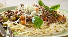 Рецепт - Спагетти болоньезе