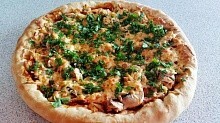 Рецепт - Пицца с сырными бортами 