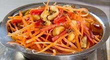Рецепт - Салат из моркови с орехами кешью