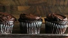 Рецепт - Шоколадно-кофейные кексы со сметаной
