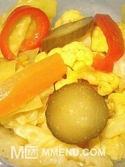 Приготовление блюда по рецепту - Овощное ассорти в лимонном соке по-арабски ( хамуцим) . Шаг 1