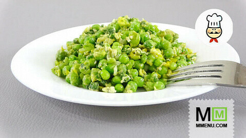 Рецепт вкусного зеленого горошка на ужин