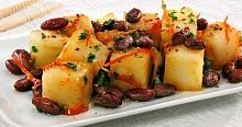 Рецепт - Картофель с перцем чили и фасолью