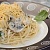 Спагетти в сливочном соусе с куриным филе и шампиньонами