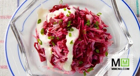 Салат из свеклы с сыром Салат из свеклы с сыром