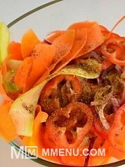 Приготовление блюда по рецепту - Салат из тыквы и моркови  в маринаде. . Шаг 4