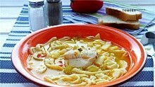 Рецепт - Куриный суп с домашней лапшой