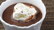 Рецепт -  Теплый шоколадный мусс с заварным кремом