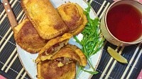 Ленивые пирожки из хлеба