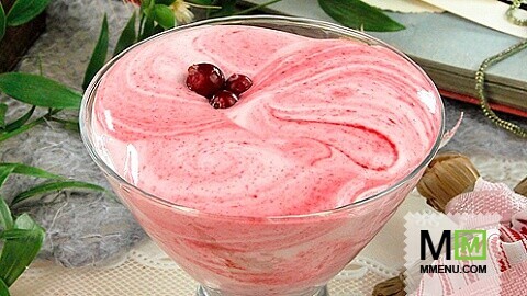 Мусс из клюквы на манной крупе Мусс из клюквы на манной крупе