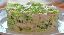 Рецепт - Салат с филе индейки
